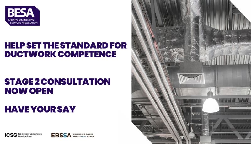 Next stage of industry consultation on ductwork competence now open